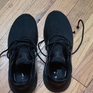 Adidas Kids Black Sneakers Sz 1